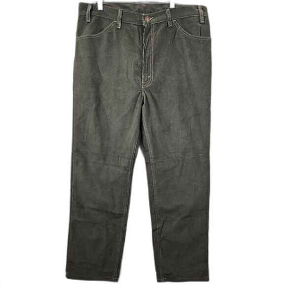 Vintage Levi's 515 Men's Green Straight Leg Jeans 90's Size 38 x 30 - Picture 1 of 13